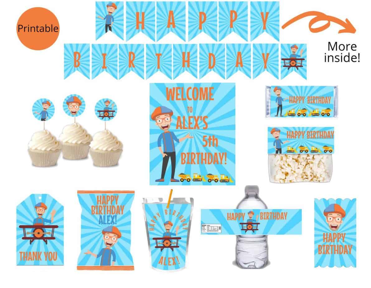 Blippi Party Ideas - Mimi's Dollhouse