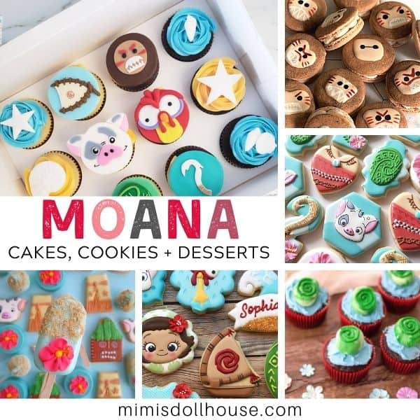 30 Moana Cake Cookies Dessert Ideas Mimi S Dollhouse