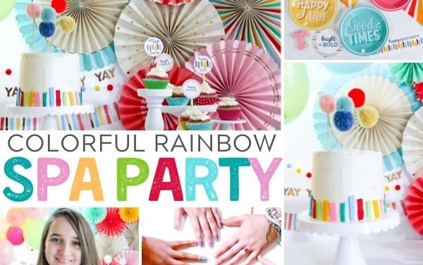 How to Plan a Colorful Spa Day Party