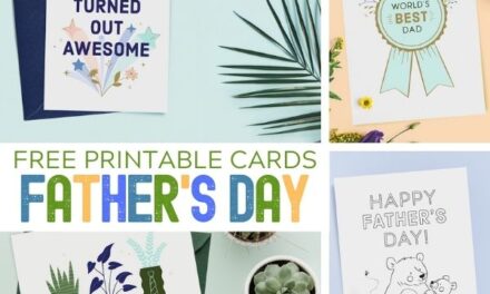 FREE Father’s Day Cards for Dad