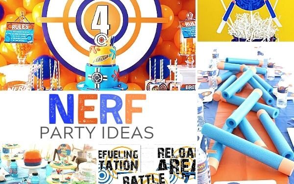 On Target Nerf Party Supplies + Ideas