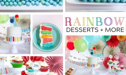 Colorful DIY Rainbow Desserts