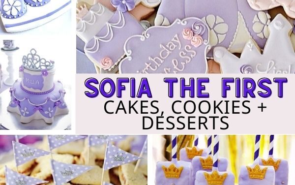 24 Royal Sofia the First Cakes, Cookies + Desserts