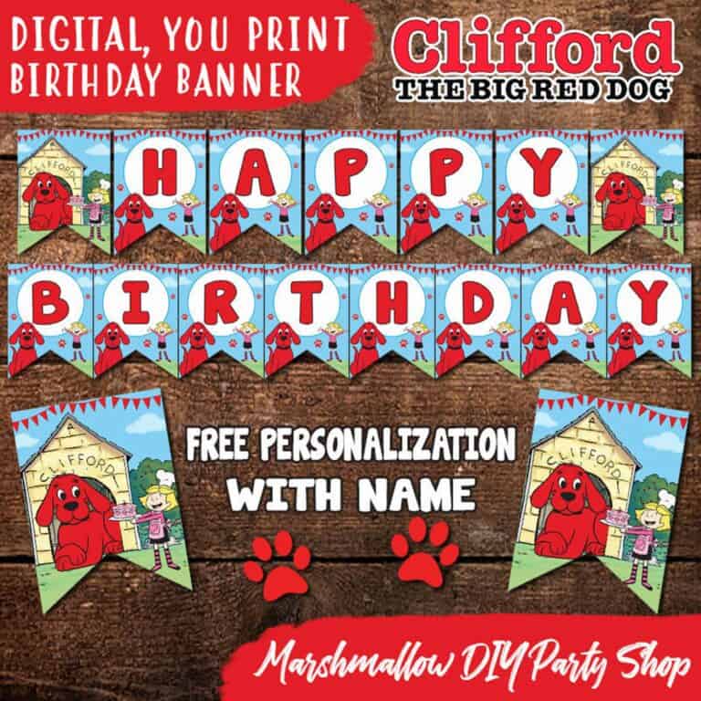 17+ Clifford Party Ideas + Movie Review - Mimi's Dollhouse