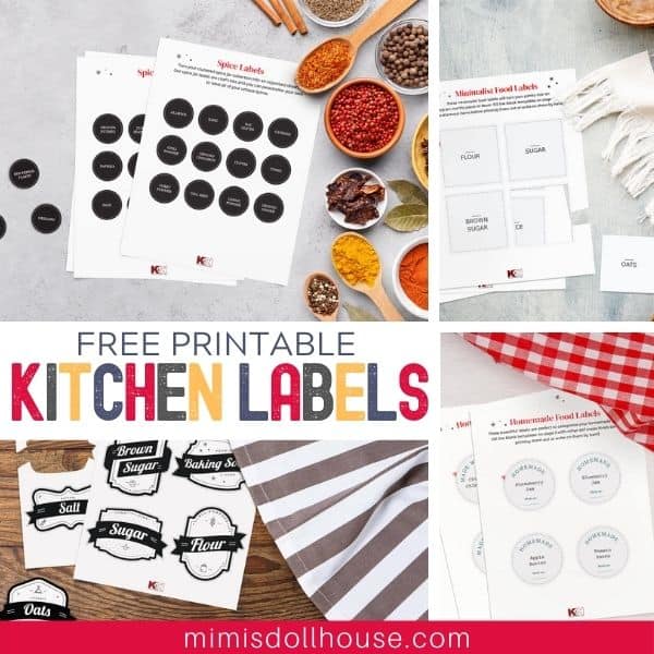 Pantry Labels: Organize Your Kitchen, Free Printable Labels