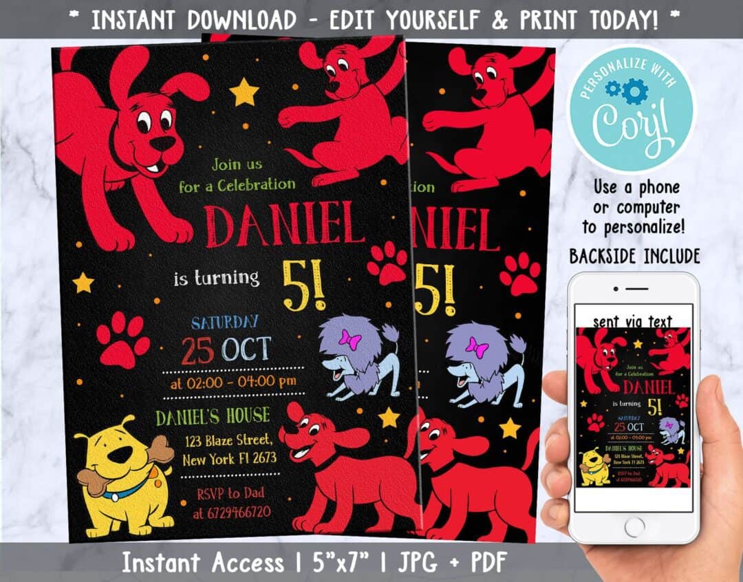 17+ Clifford Party Ideas + Movie Review - Mimi's Dollhouse