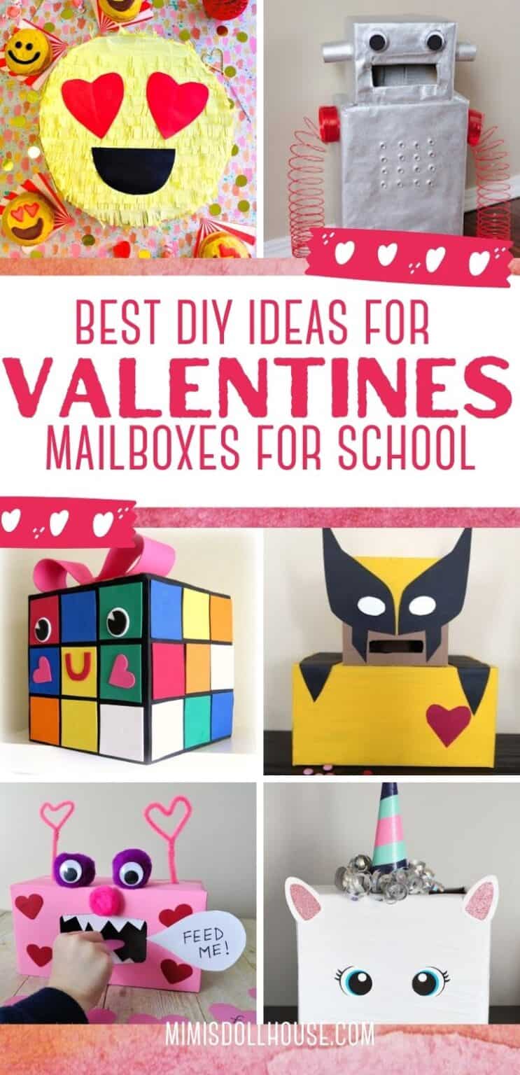 40+ Valentine MailBox Ideas for School Valentine Exchange - Mimi's ...