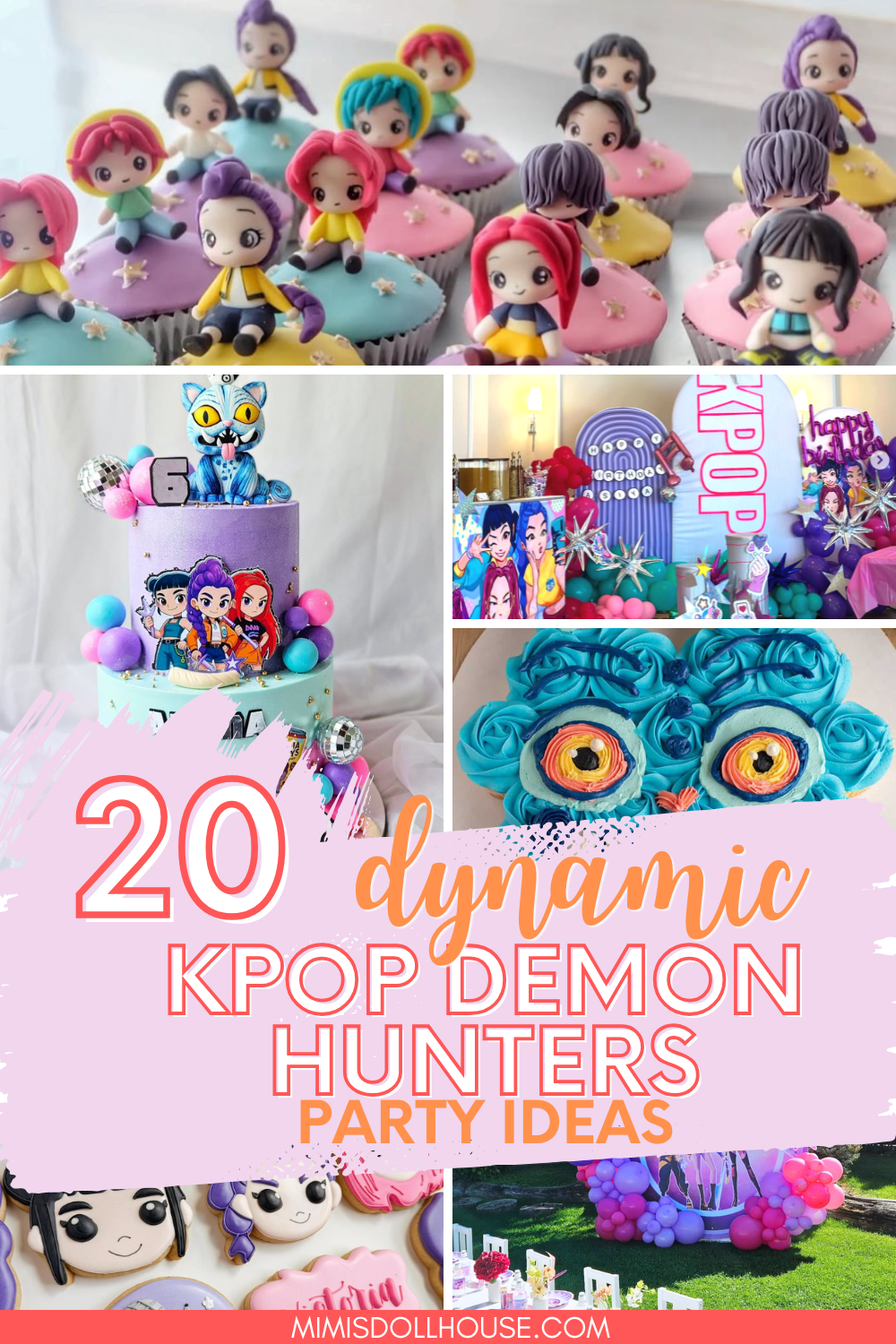 20+ Golden KPop Demon Hunters Party Ideas Mimi's Dollhouse — free download