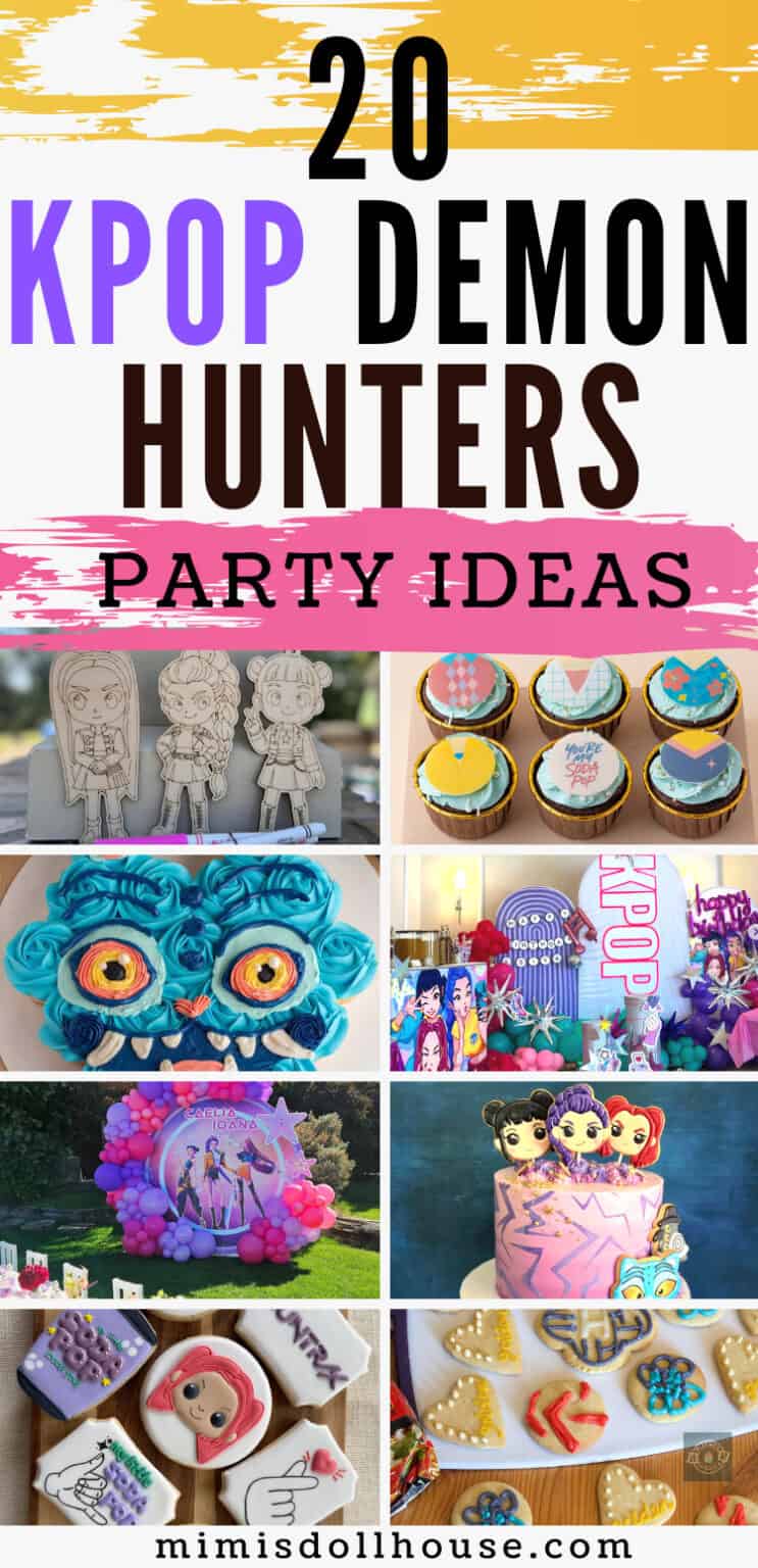 20+ Golden KPop Demon Hunters Party Ideas Mimi's Dollhouse — free download